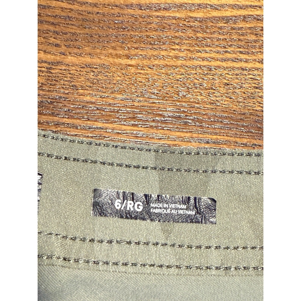 prAna Halle Jogger II Pants Women's 6 Sage Green Camo Outdoor Hiking Travel - Picture 4 of 16